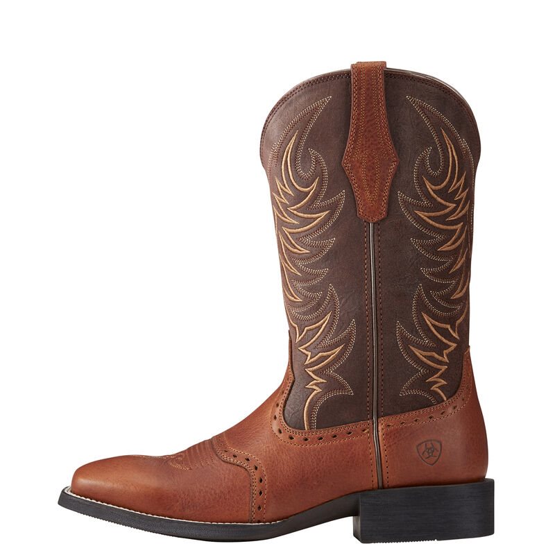 Ariat Western: Sport Sidewinder Botas Western Hombre - Doradas (XWSRM4087)